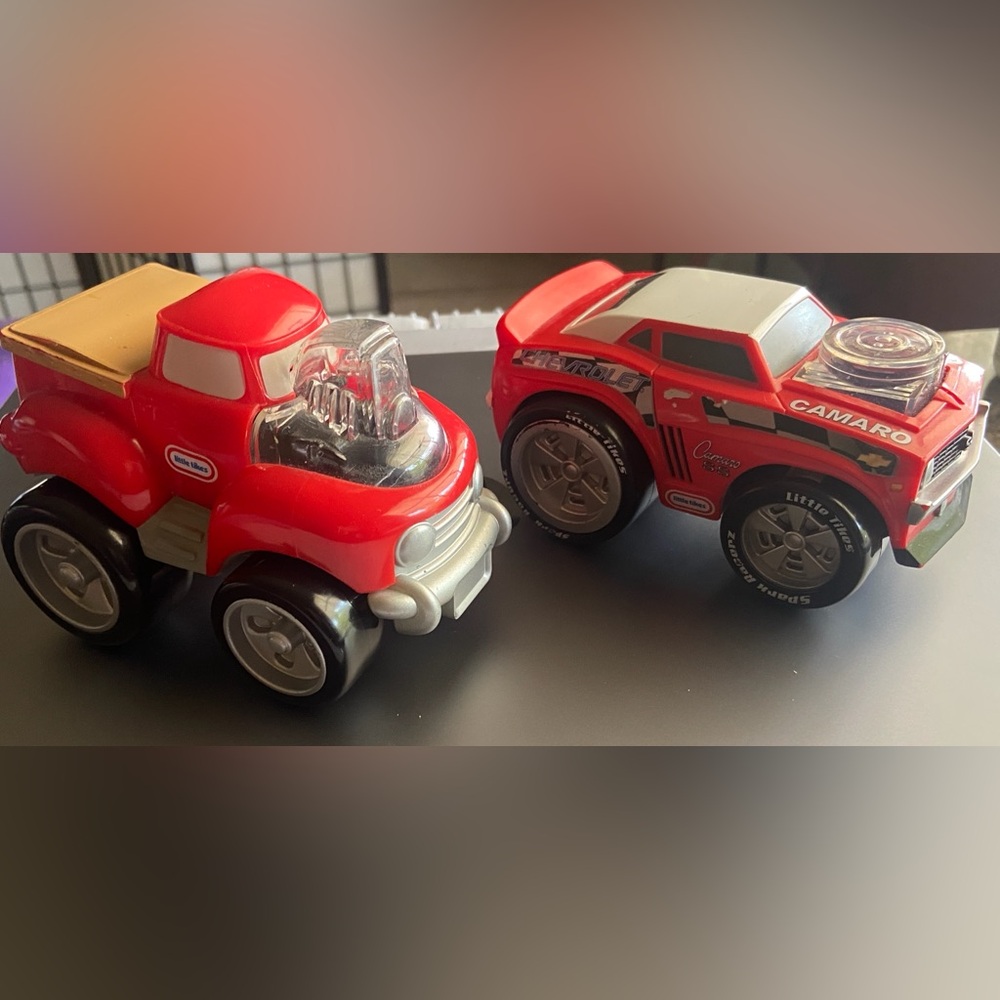 2 Vintage Trucks by Little Tikes